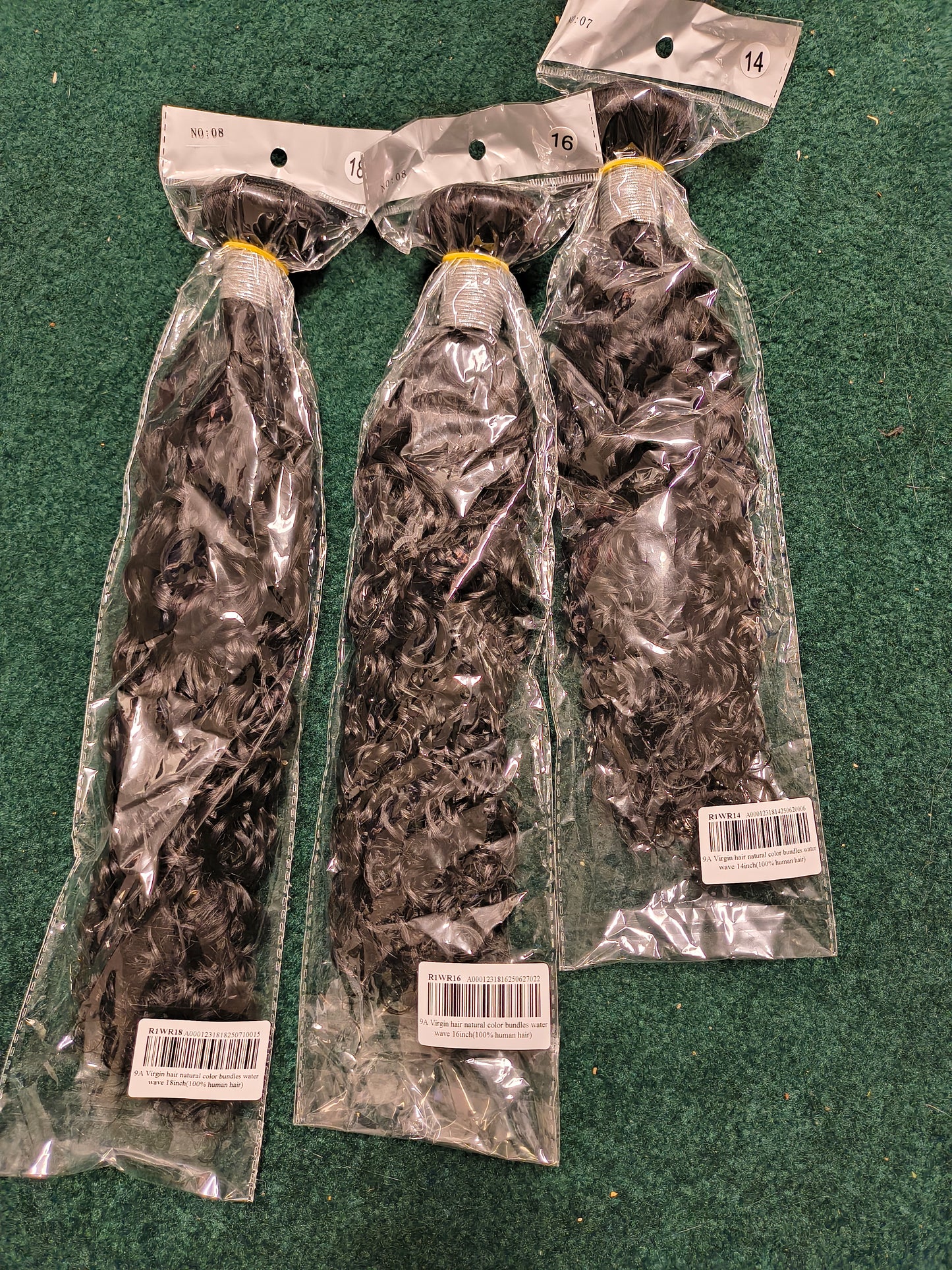 Human hair Bundles Water wave
