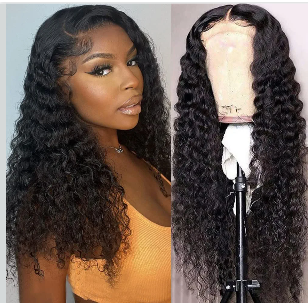 Firieya Deep wave lace front wig