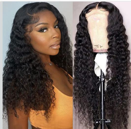 Firieya Deep wave lace front wig